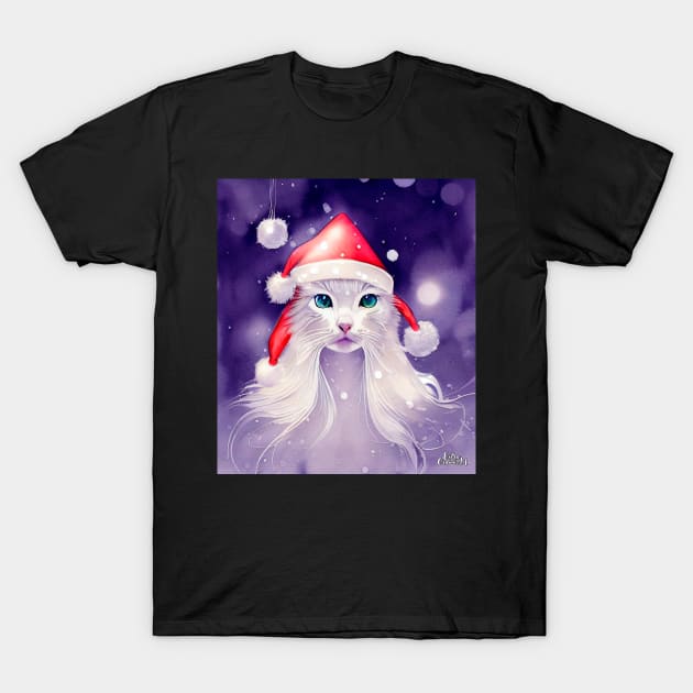 Merry Catmas Christmas T-Shirt by extraordinar-ia